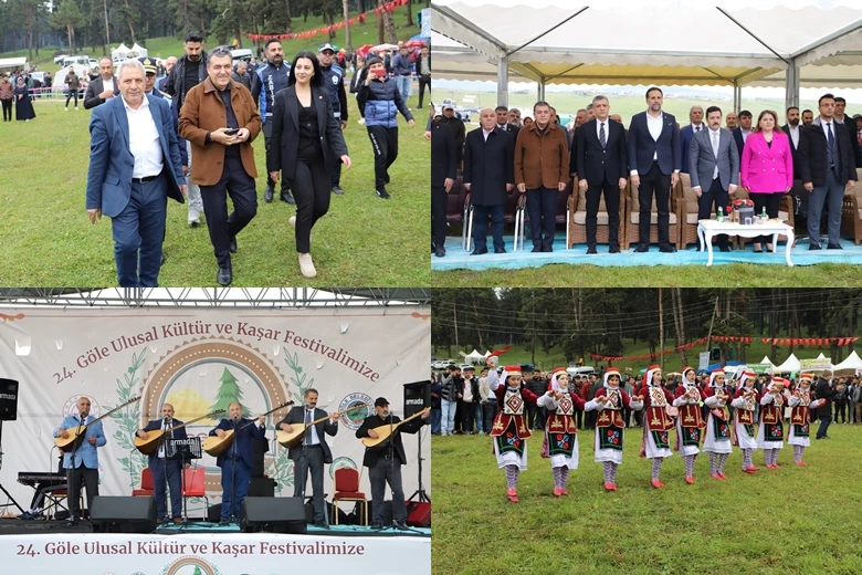 BAŞKAN DEMİR,  GÖLE KÜLTÜR VE KAŞAR FESTİVALİNE KATILDI