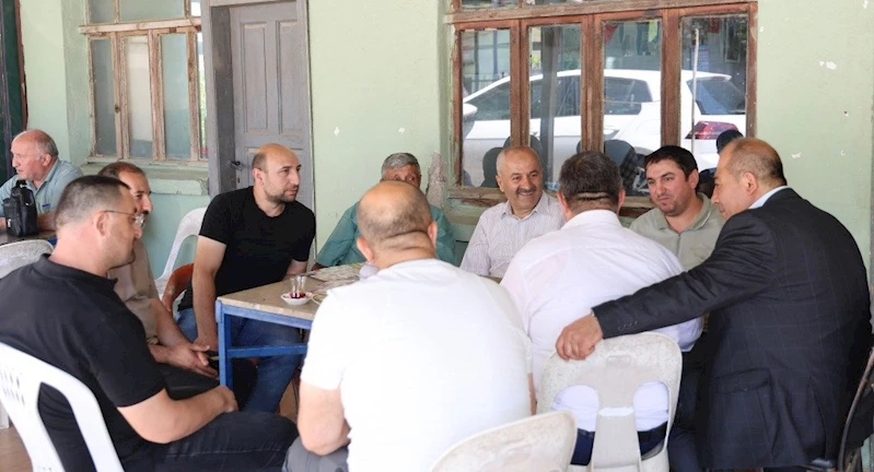 Büyükgöz Kargalı Sakinleriyle Çay Sohbeti Yaptı