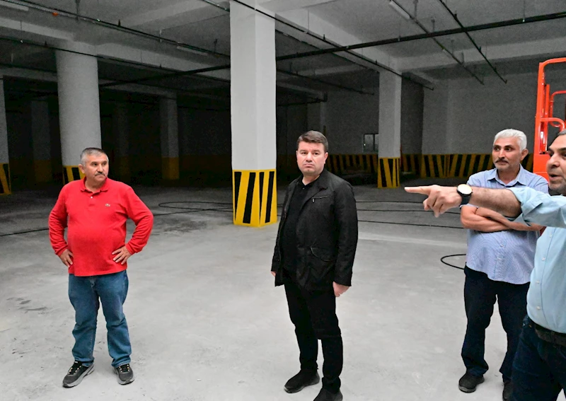 SELÇUKLU KÜLLİYESİ ALTINDA YER ALAN KAPALI OTOPARK TAMAMLANIYOR
