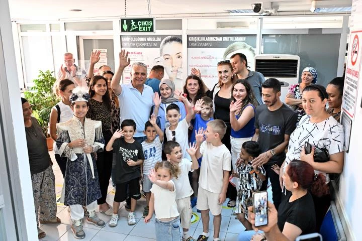 Başkan Uysal’dan sünnet çocuklarına ziyaret