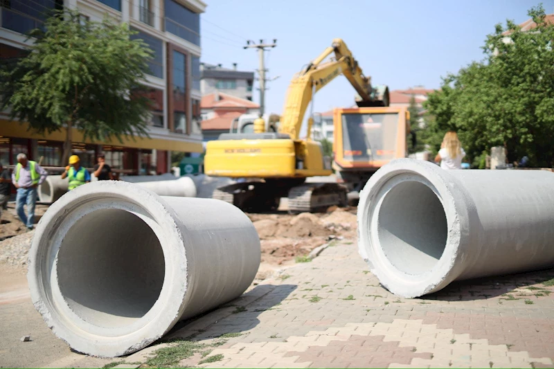 COĞLAKİ MAHALLESİNDE YAPILAN YENİ YAĞMURSUYU ŞEBEKE VE TERFİ HATTIYLA ULUIRMAK BESLENECEK