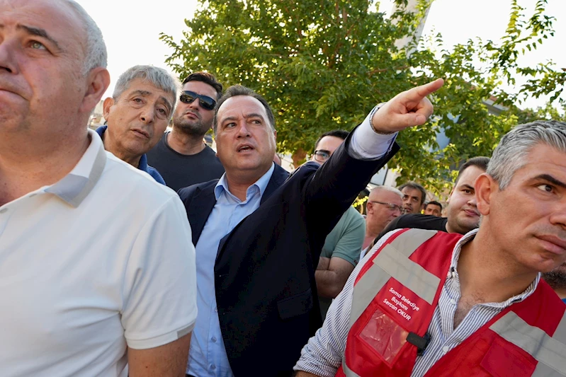 Başkan Dutlulu, Soma Yangınını Yerinde İnceledi