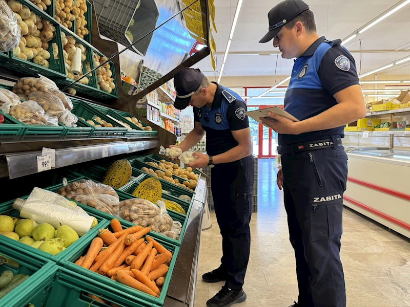 Büyükşehir Zabıta’dan Hal, Pazar Yerleri ve Marketlerde Denetim