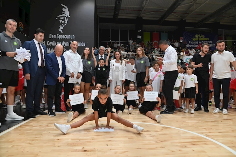 Yaz Spor Okullarında 2025 Dönemi Sertifika Töreniyle Sona Erdi