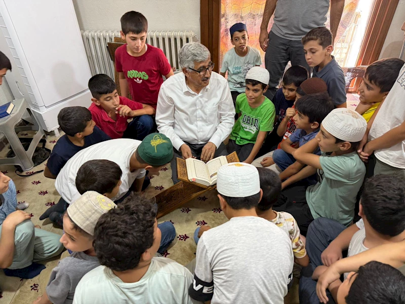 Belediye Başkanımız Mehmet Can Hallaç’tan Hafızlık Öğrencilerine Anlamlı Ziyaret