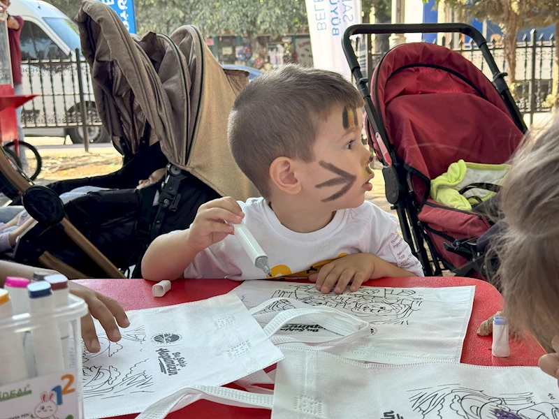 Söğütlü’de çocukların yüzü Gezgin Çocuk Atölyesi ile güldü