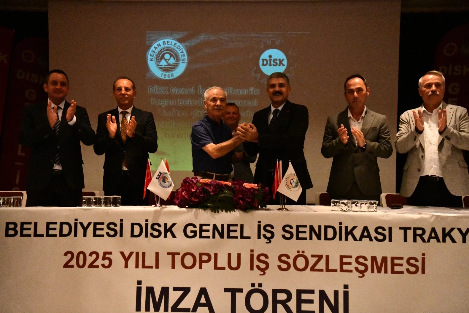 Keşan Belediyesi’nde toplu iş sözleşmesi imzalandı