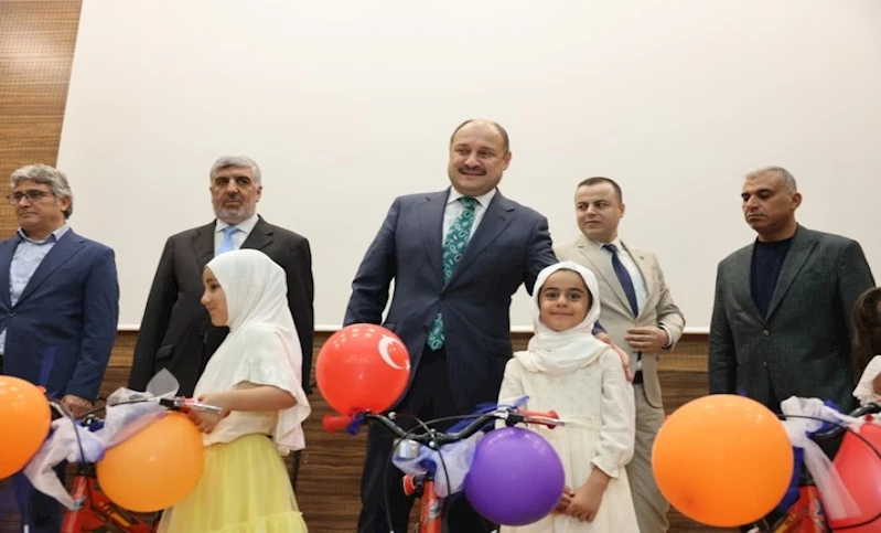 BÜYÜKŞEHİR, 700 BİSİKLETLE KUR’AN KURSU ÖĞRENCİLERİNE UNUTULMAZ SEVİNÇ YAŞATTI