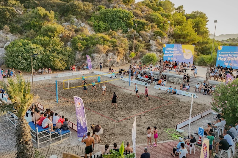 5. Geleneksel Taş Beach Voleybol Turnuvamız Başladı.