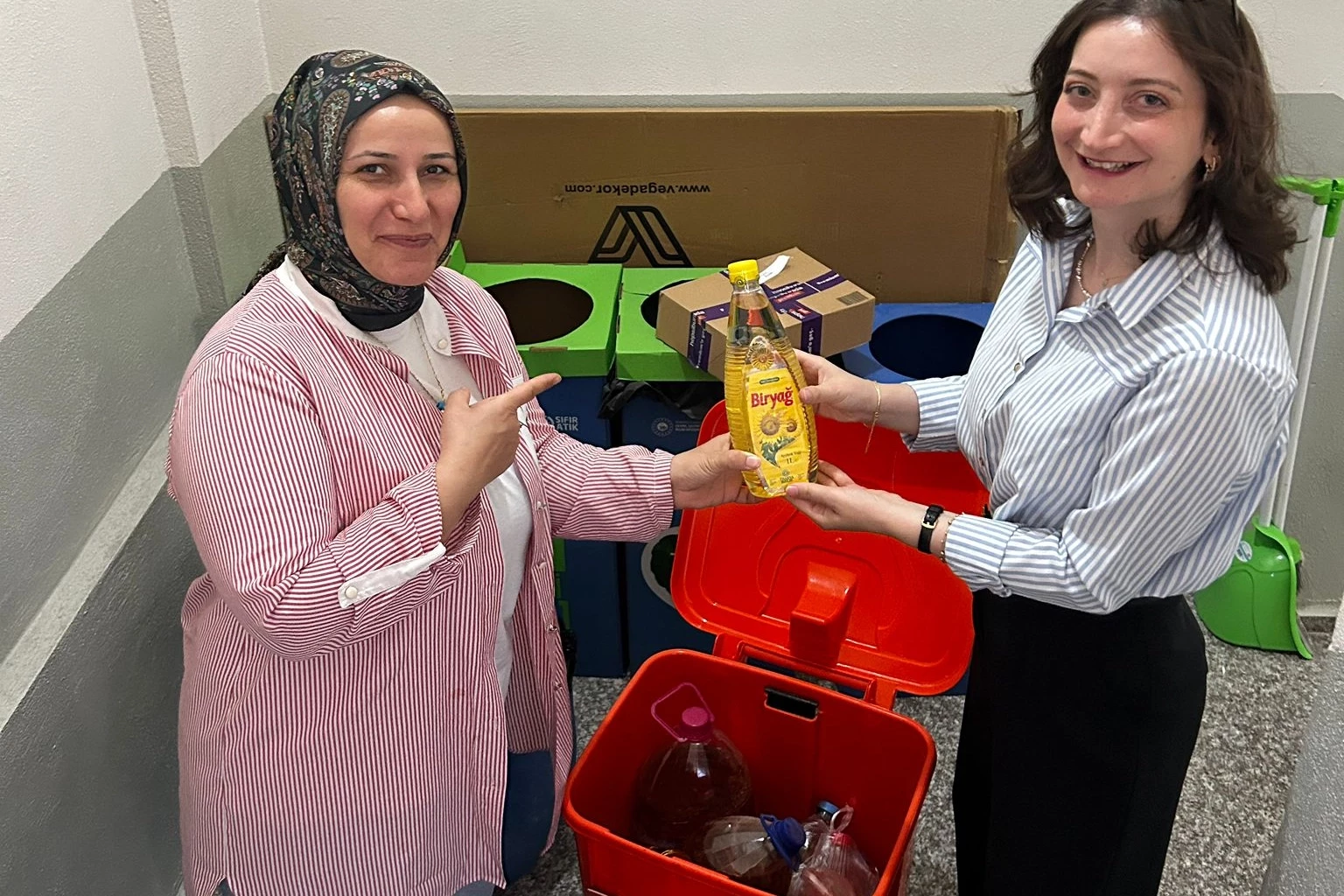 KO-MEK’ten geri dönüşüme 500 litre atık yağ