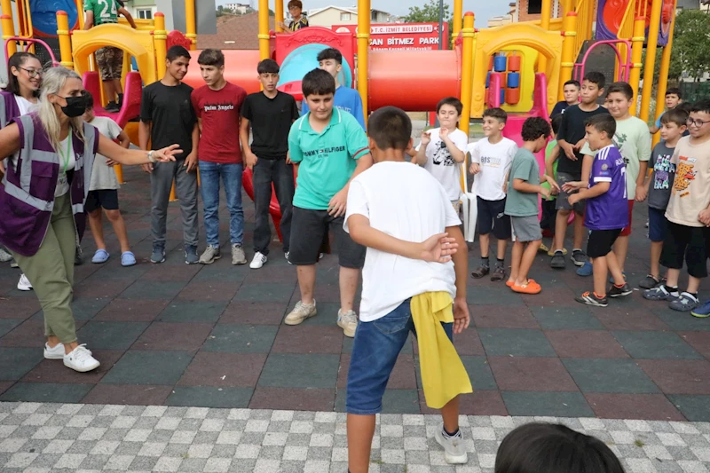 ALİKAHYALI ÇOCUKLAR GELENEKSEL OYUN ETKİNLİKLERİNDE DOYASIYA EĞLENDİ