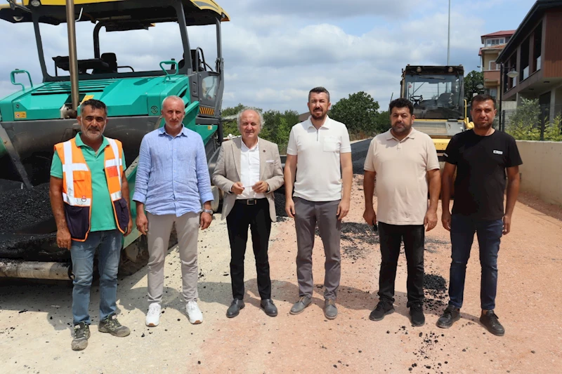 İZMİT BELEDİYESİNDEN KABAOĞLU’NDA YOĞUN ASFALT ÇALIŞMASI