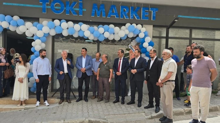 BAŞKANIMIZ,TOKİ MERKETİN AÇILIŞINI GERÇEKLEŞTİRDİ