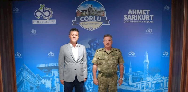 Komutanlar Alper ve Atak`tan Başkan Sarıkurt`a Veda Ziyareti