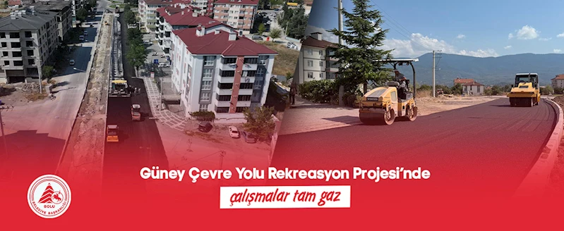 Güney Çevre Yolu Rekreasyon Projesi’nde çalışmalar tam gaz