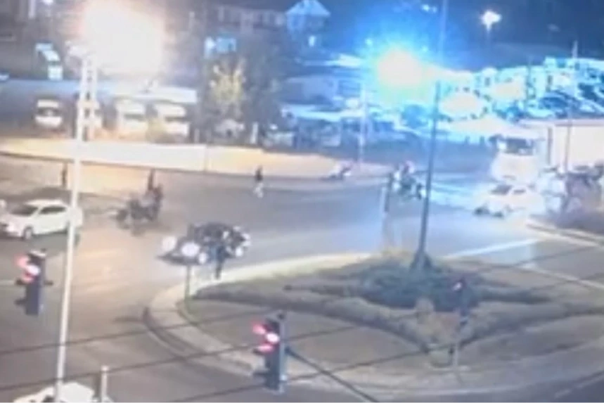 Düzce’de yayaya motosiklet çarptı: 1 yaralı