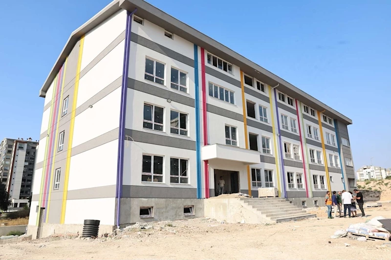 23 Nisan Mahallesi’ndeki okul inşaatında sona gelindi