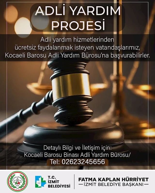 İZMİT’TE HUKUKİ DESTEK ARTIK DAHA ULAŞILABİLİR