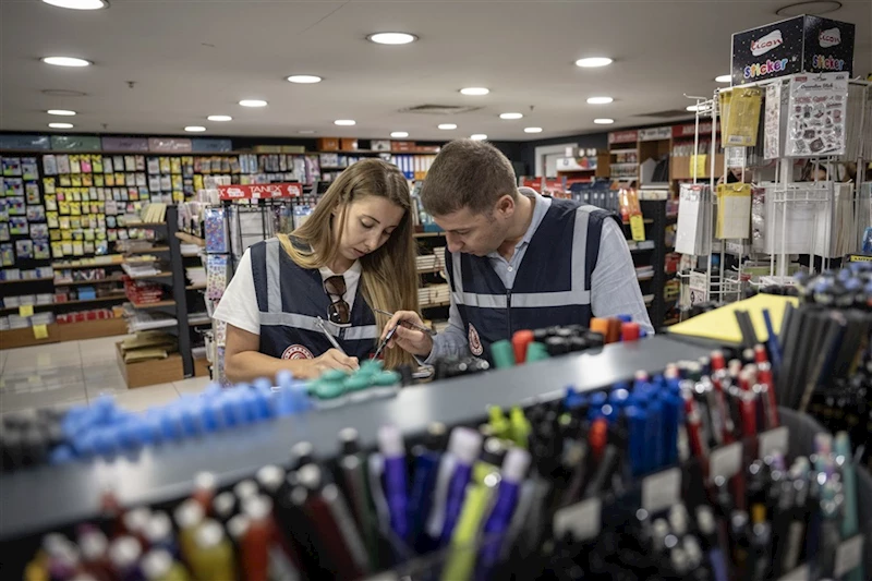 Ticaret Bakanlığı Ekipleri Yeni Eğitim Öğretim Yılı Öncesi Kırtasiye Ve Okul Ürünlerini Denetledi