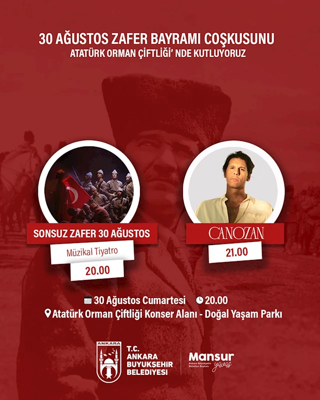 ABB’DEN ZAFER BAYRAMI’NA SANAT DOLU KUTLAMA: 30 AĞUSTOS ZAFER BAYRAMI BAŞKENT’TE COŞKUYLA KUTLANACAK