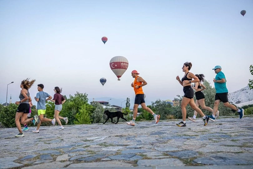 Pamukkale’de tarihi maraton heyecanı