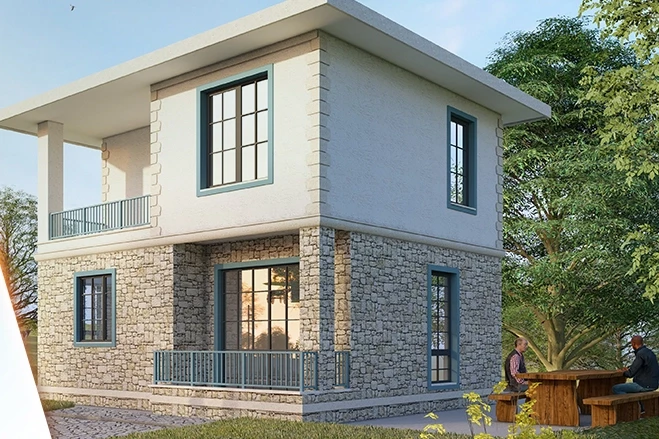 Yanan köy evlerinin inşaası başlıyor... İzmir ve Bilecik