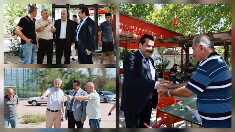 BAŞKAN ERTEMUR MAHALLE ZİYARETLERİNİ SÜRDÜRÜYOR