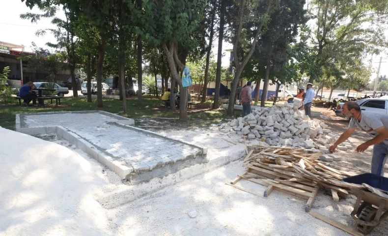 Evren Sanayi Sitesi’nde Park Çalışmaları Başladı