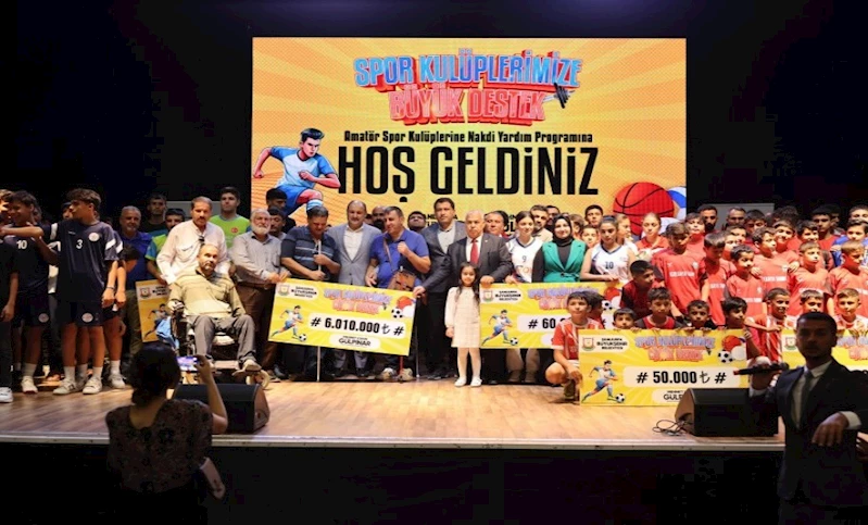 ŞANLIURFA BÜYÜKŞEHİR BELEDİYESİ’NDEN AMATÖR SPOR KULÜPLERİNE 6 MİLYON TL DESTEK