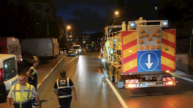 Bu Yıl 258 km’lik Yol Çizgi Çalışması Yapıldı