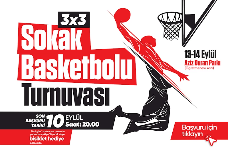Büyükşehir’den basketbol tutkunlarına ödüllü 3x3 Sokak Basketbolu Turnuvası