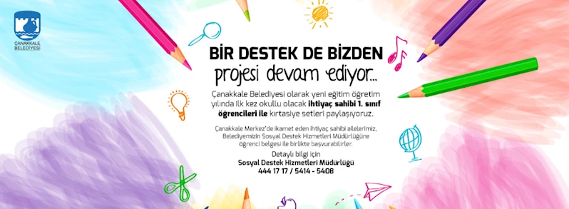 Bir Destek de Bizden Projesi Devam Ediyor...