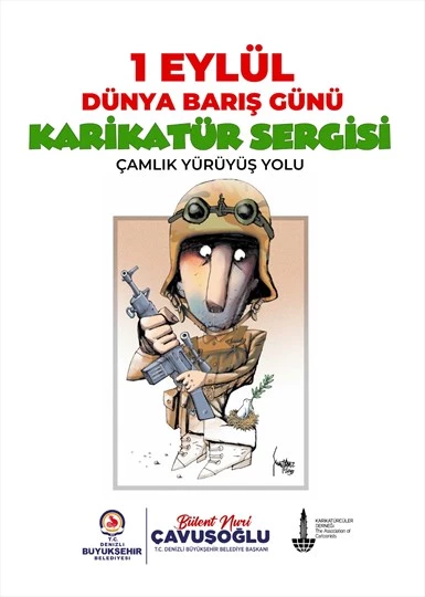Dünya Barış Günü karikatürlerle anlatılacak