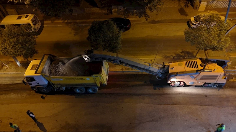 Ravza Caddesi’nde Yol Yenileme Çalışmaları Başladı