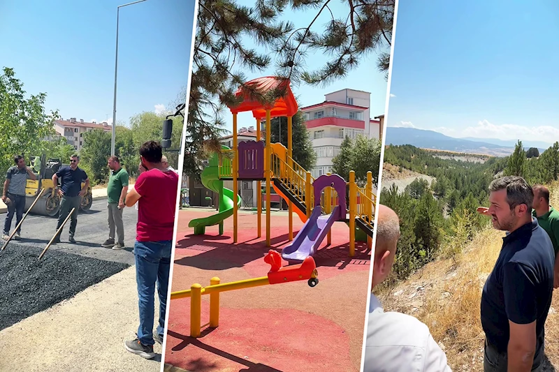 Başkan Çetinkaya, Sahadaki Çalışmaları İnceledi