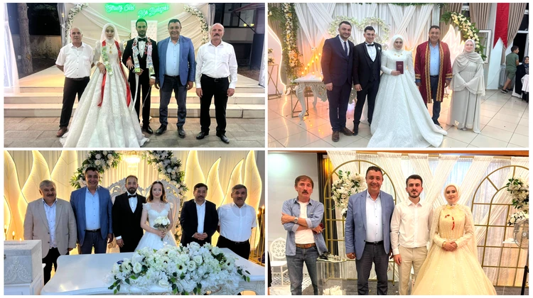 BAŞKANIMIZ, DÜĞÜN TÖRENLERİNE KATILIM SAĞLADI, NİKAH KIYDI