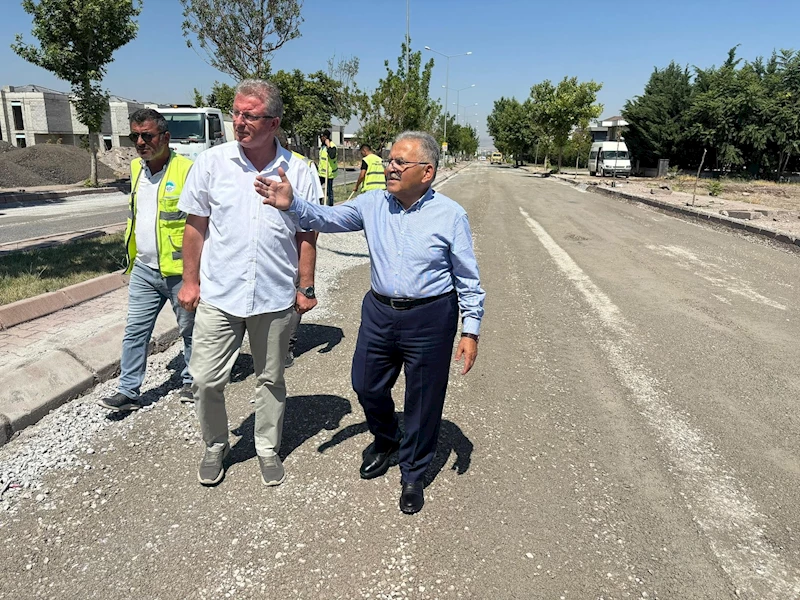 Başkan Büyükkılıç’tan 25 Milyon TL’lik Yol Yatırımına Yerinde İnceleme