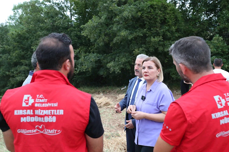 İZMİT BELEDİYESİ İLK NOHUT HASADINI YAPTI