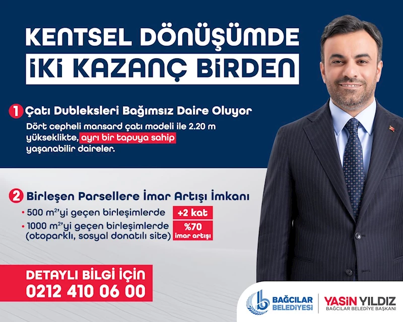 Bağcılar’da Herkese Yeni Kat Müjdesi