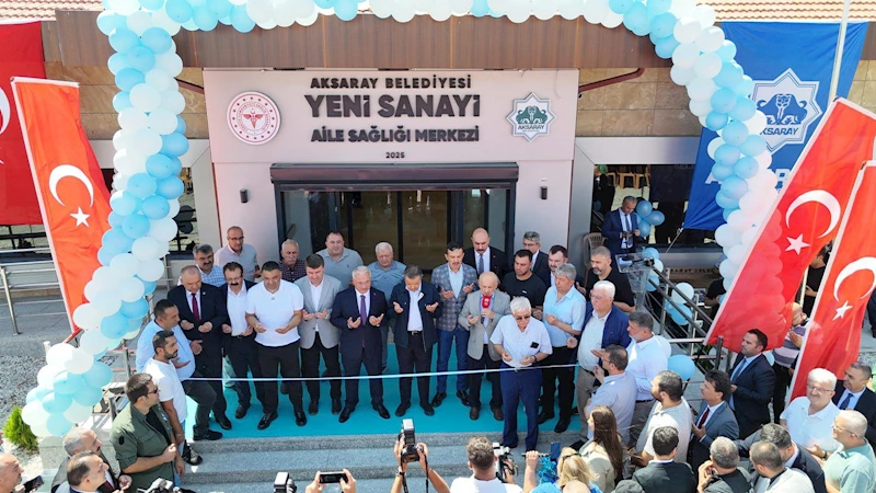 ASTİM AİLE SAĞLIĞI MERKEZİ HİZMETE AÇILDI