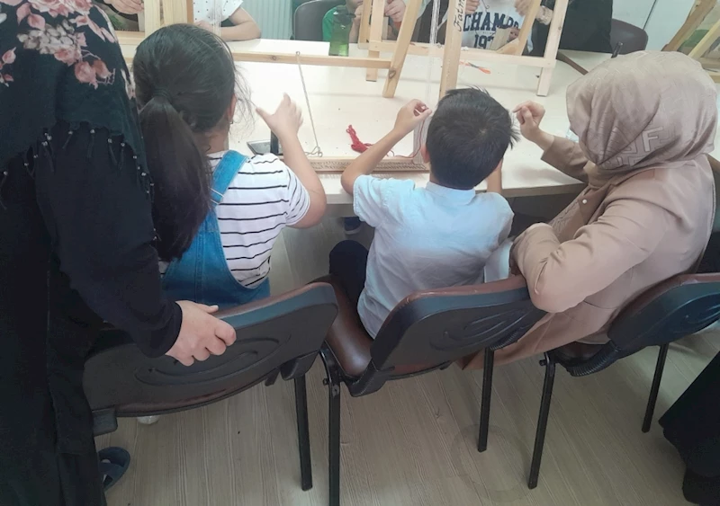Çocukları Halı Dokuma Atölyesi’nde Ağırladık