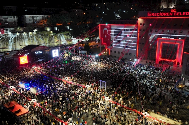 30 Ağustos Zafer Bayramı Keçiören’de Zafer Yürüyüşü ve Ceza konseriyle taçlandı