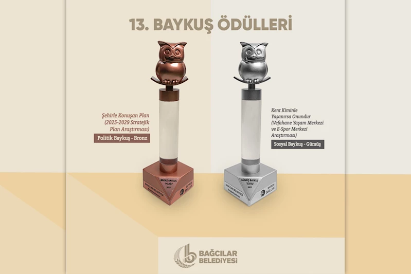 Bağcılar Belediyesi Baykuş Ödülleri’nde Çifte Başarı
