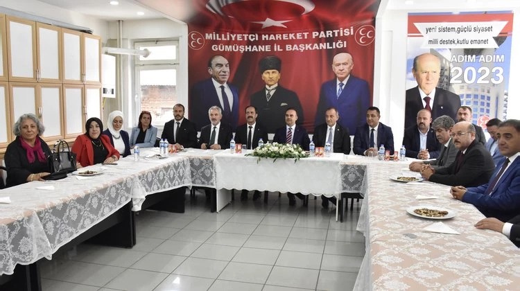 SANAYİ VE TEKNOLOJİ BAKANIMIZ SAYIN MEHMET FATİH KACIR MHP GÜMÜŞHANE İL BAŞKANLIĞIMIZI ZİYARET ETTİ