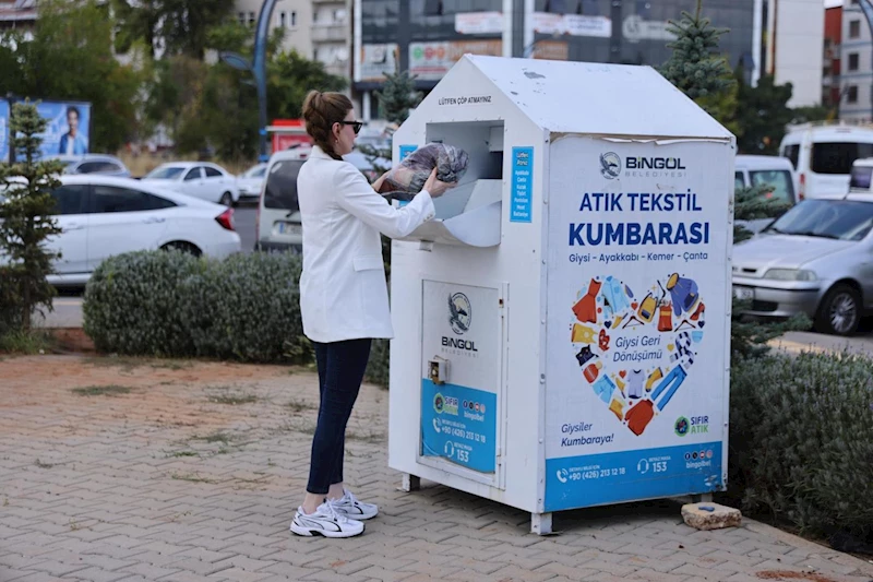 BİNGÖL BELEDİYESİNDEN 191 TONLUK GERİ DÖNÜŞÜM HAMLESİ