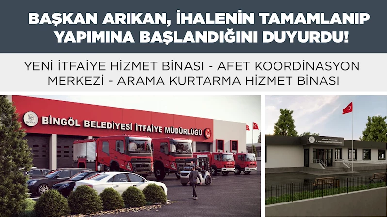 BAŞKAN ARIKAN’DAN GÜÇLÜ YATIRIM: BİNGÖL’ÜN AFET MÜDAHALE KAPASİTESİ ARTIYOR