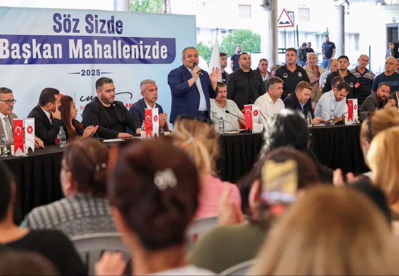 Başkan Özarslan, 19 Mayıs Mahallesi sakinleriyle buluştu