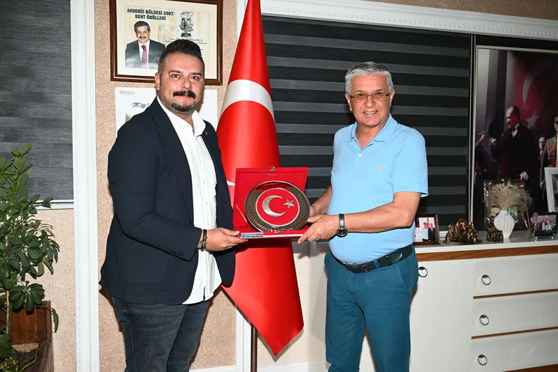 Sendika Başkanı Mutaf’tan Başkan Topaloğlu’na ziyaret