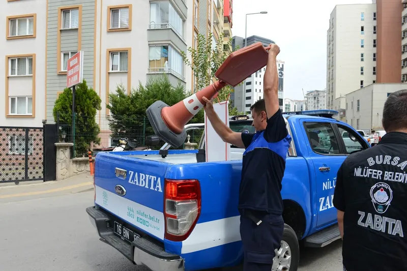 Altınşehir ve 23 Nisan’da kaldırım işgallerine karşı kapsamlı denetim