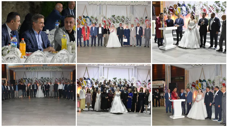 BAŞKANIMIZ, CEYDA ÖZTÜRK VE KUTLUAY BAŞER’İN DÜĞÜN MERASİMLERİNDE NİKAH AKDİNİ GERÇEKLEŞTİRDİ